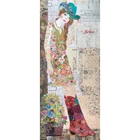 Laura Heine Hey Cowboy Collage Pattern