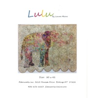Laura Heine Lulu Elephant Collage Pattern