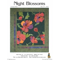 Laura Heine Night Blossoms Collage Pattern