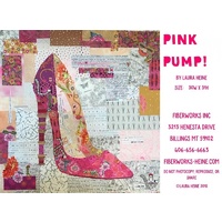 Laura Heine -Pink Pump Collage Pattern