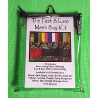 Fast and Easy Lime Mesh Bag Kit
