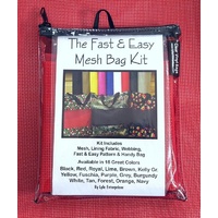 Fast and Easy Red Mesh Bag Kit