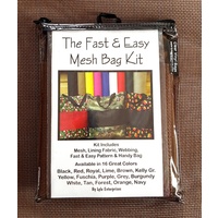 Fast and Easy BROWN Mesh Bag Kit