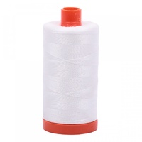 Aurifil Mako Cotton Thread Solid Natural White