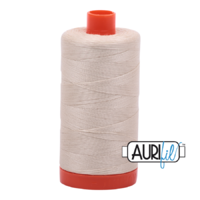 Aurifil Mako Cotton 2ply 50WT Thread - Light Beige