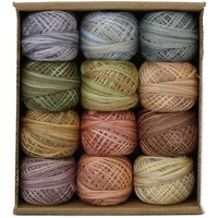 Valdani 3-Strand Ball Floss 30yd Muddy Monet Collection 12 Colors