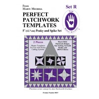 Marti Michell Perfect Patchwork Templates Set R Peaky & Spike