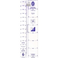 Marti Michell - My Favourite Log Cabin Ruler - 1 &  2""