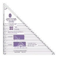 Cut N Flip Diagonal Set Triangle Ruler 6in to 16in