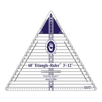 Marti Michell - Triangle Ruler 12in 60 Degree