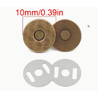 Magnetic Snaps 14 mm (10pk)- Antique