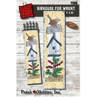 Birdhouse For Wrent Applique Wall Hanging Pattern