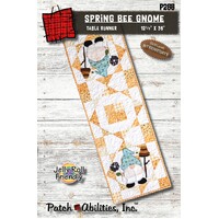 Spring Bee Gnome Applique Table Runner Pattern