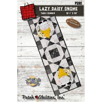 Lazy Daisy Gnome Applique Table Runner Pattern