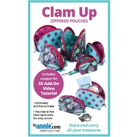 Clam Up!! Zippered Pouch Pattern
