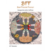 BFF Best Friends Forever Applique Wall Hanging/ Table Topper Pattern