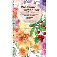 Password Book - Bright Floral