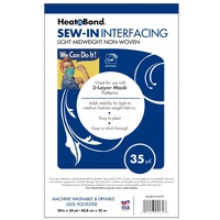 Sew In Non-Woven Light -Medium weight Interfacing -20 inch wide