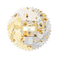 Multi Fields of Gold - Charm Pack 5in Sq x 42pc