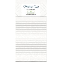 White Out - 2 1/2in Strips x 42pc