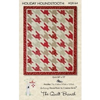 Holiday Houndstooth Lap Quilt Pattern