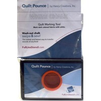 Stencil Chalk Transfer Quilt Pounce Pad White