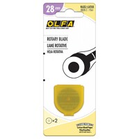 Olfa Rotary Blade - 28mm- Refill pk of 2