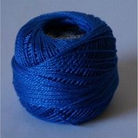 Rose Blue Pearl Cotton #8 10gm/95yds