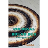 Colossal Round Jelly Roll Rug Pattern *NEW*