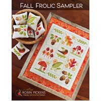 Fall Frolic Sampler Cross Stitch Pattern