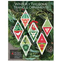 Winterly Twosome Triangle Ornaments Cross Stitch Pattern