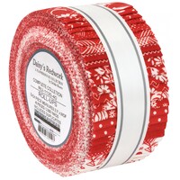 Daisy's Redwork 2 1/2in Jelly Strips - 40pc
