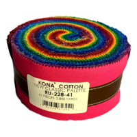 Kona Cotton Solids Jelly Roll NEW Classic Palette 41pcs