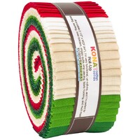 Kona Cotton Christmas Holiday Palette 2 1/2 in Strips 40pc