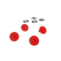Magnetic Snaps - RED - 3/4 in wide