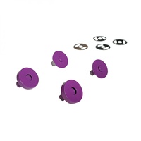 Magnetic Snaps - PURPLE - 3/4 in wide
