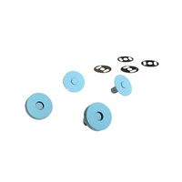 Magnetic Snaps - LIGHT BLUE - 3/4 in wide