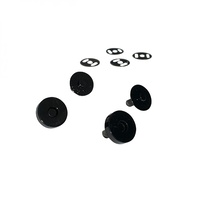 Magnetic Snaps - BLACK - 3/4 in wide