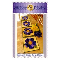 Patchwork Pansy Table Runner Pattern