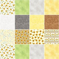 Sunflower Field - 10 in Squares - 42pc