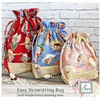 Easy Drawstring Bag  Pattern