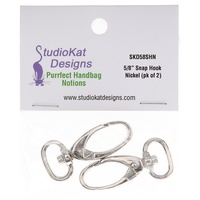 SKD - 5/8in Snap Hook NICKEL 2 per pack