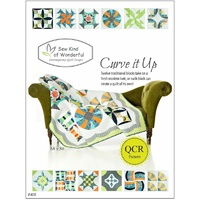 QCR - Curve It Up- A Quilt pattern from Sew Kind of Wonderful