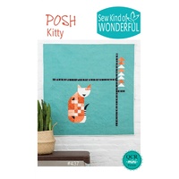 Posh Kitty Quilt Pattern by Sew Kind of Wonderful