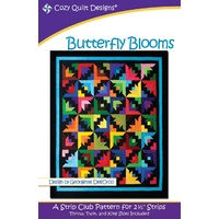 Cozy Strip Club BUTTERFLY BLOOMS Quilt Pattern