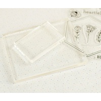 Acrylic Block Stamp & Stitch x 2