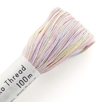 Sashiko Thread Large Skein Colorful Short pitch Variegated Light pink and purple