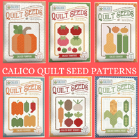 CALICO - QUILT SEED PATTERNS - SET OF 6
