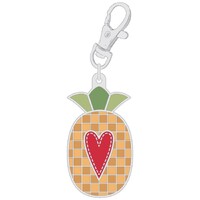 Home Town - Enamel PINEAPPLE Charm