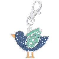 Home Town - Enamel HAPPY BIRD Charm